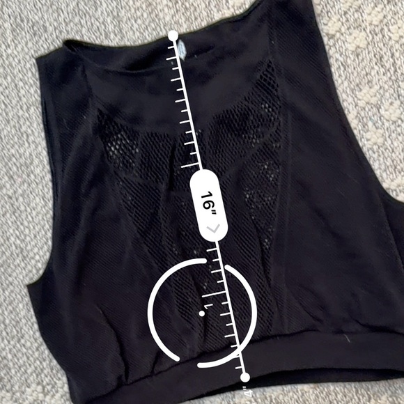 FP Movement by Free People Black Running Through My Mind tank - Picture 2 of 4